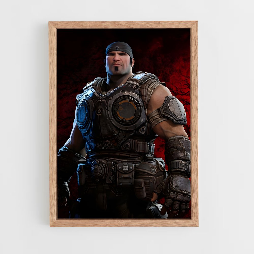 Poster L'Ombraliste – affiche Gears of war (vue 4)